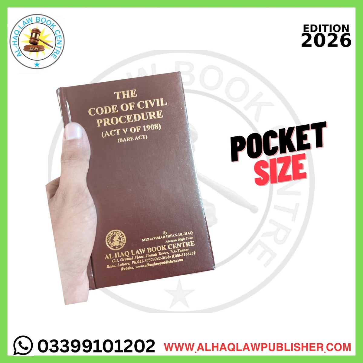 CPC Code Of Civil Procedure Pocket Size