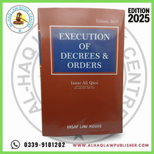 Execution of Decrees & Order
