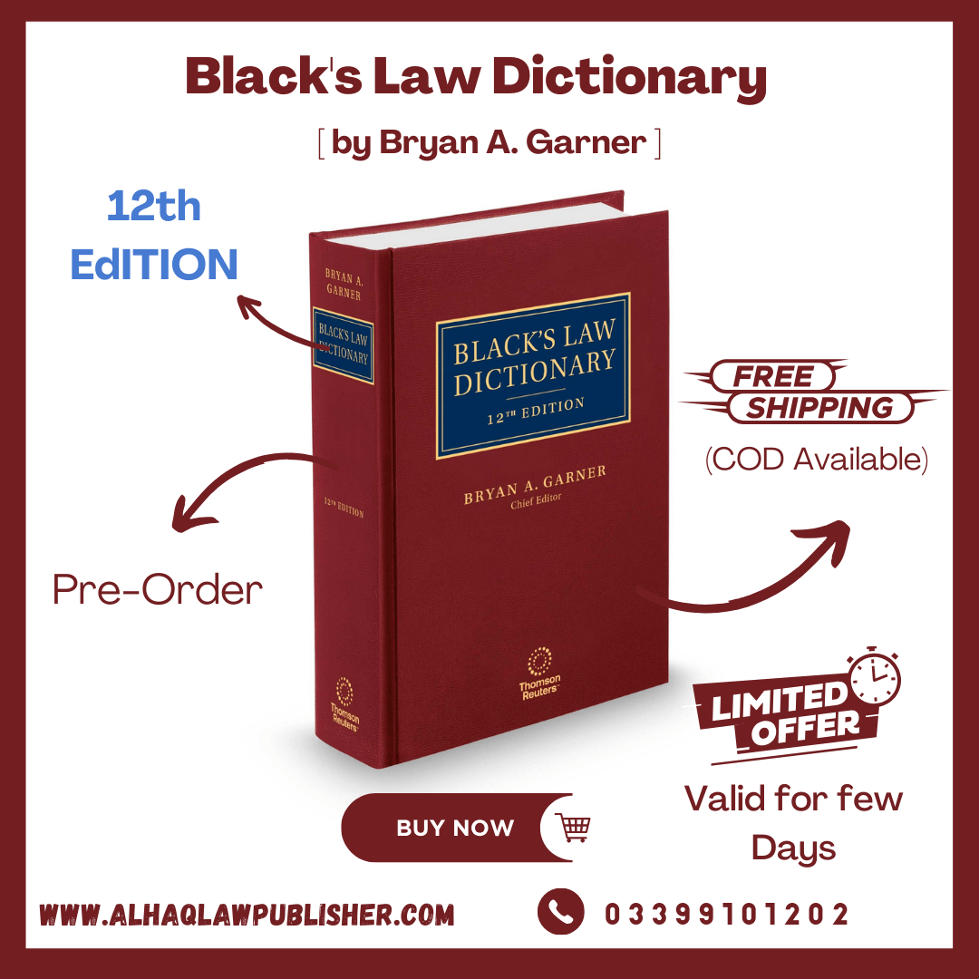 Black's Law Dictionary 12th Edition in Pakistan