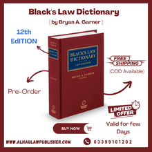Black's Law Dictionary 12th Edition in Pakistan