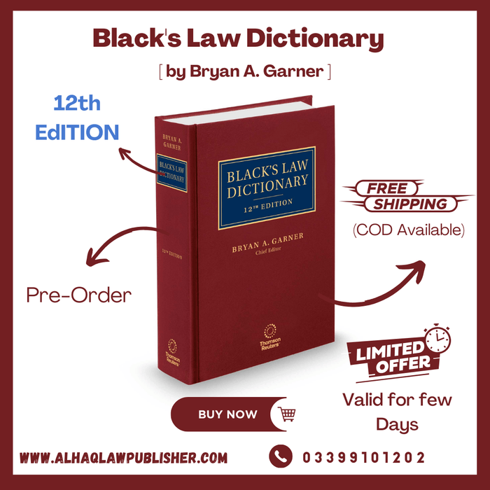 Black's Law Dictionary 12th Edition in Pakistan