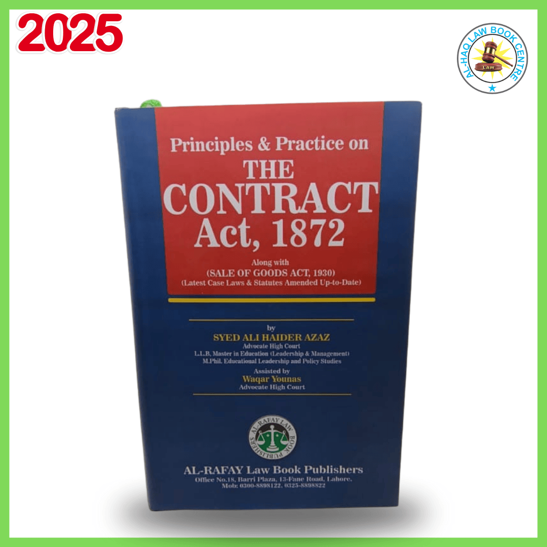Contract Act 1872 in Pakistan best law books in Pakistan