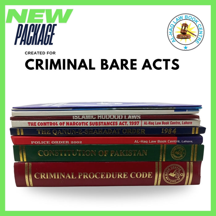 Criminal Bare Acts Package in Pakistan