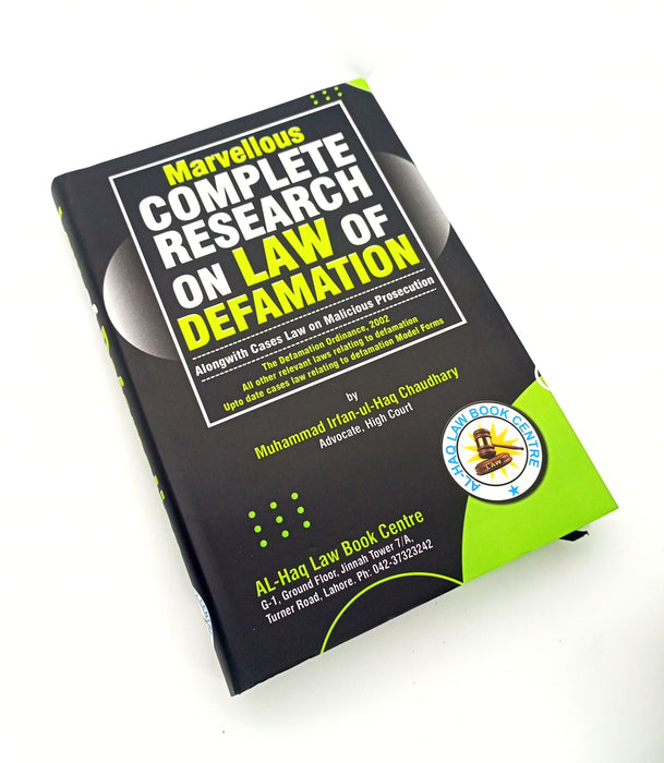 Marvellous  Complete Research on Law of Defamation