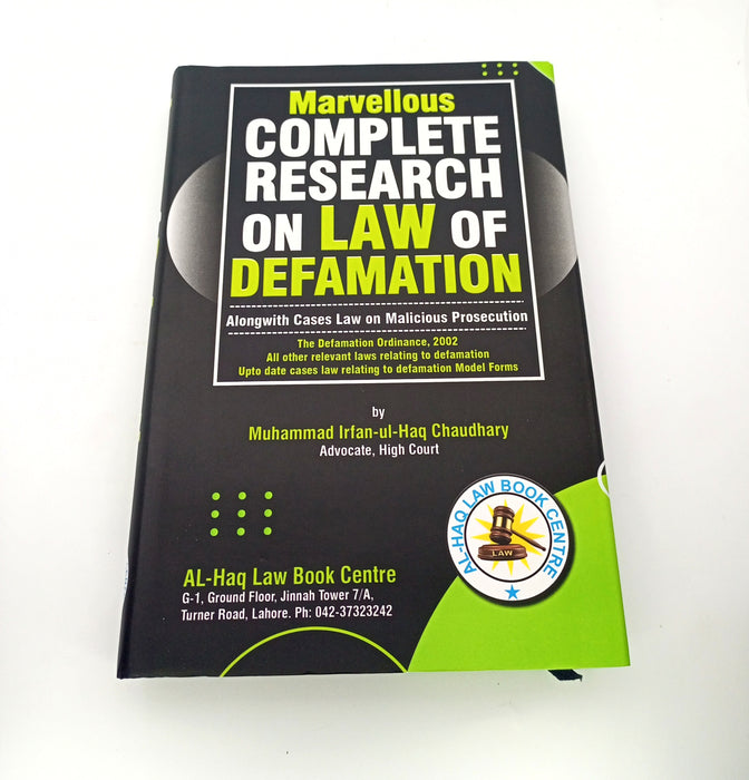 Marvellous  Complete Research on Law of Defamation