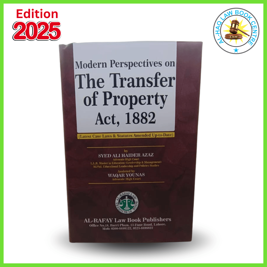 Transfer of Property Act 1882 law book in Pakistan Al Haq Law Book Centre
