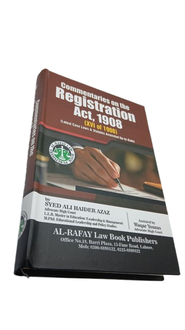 Registration Act, 1980    Commentaries