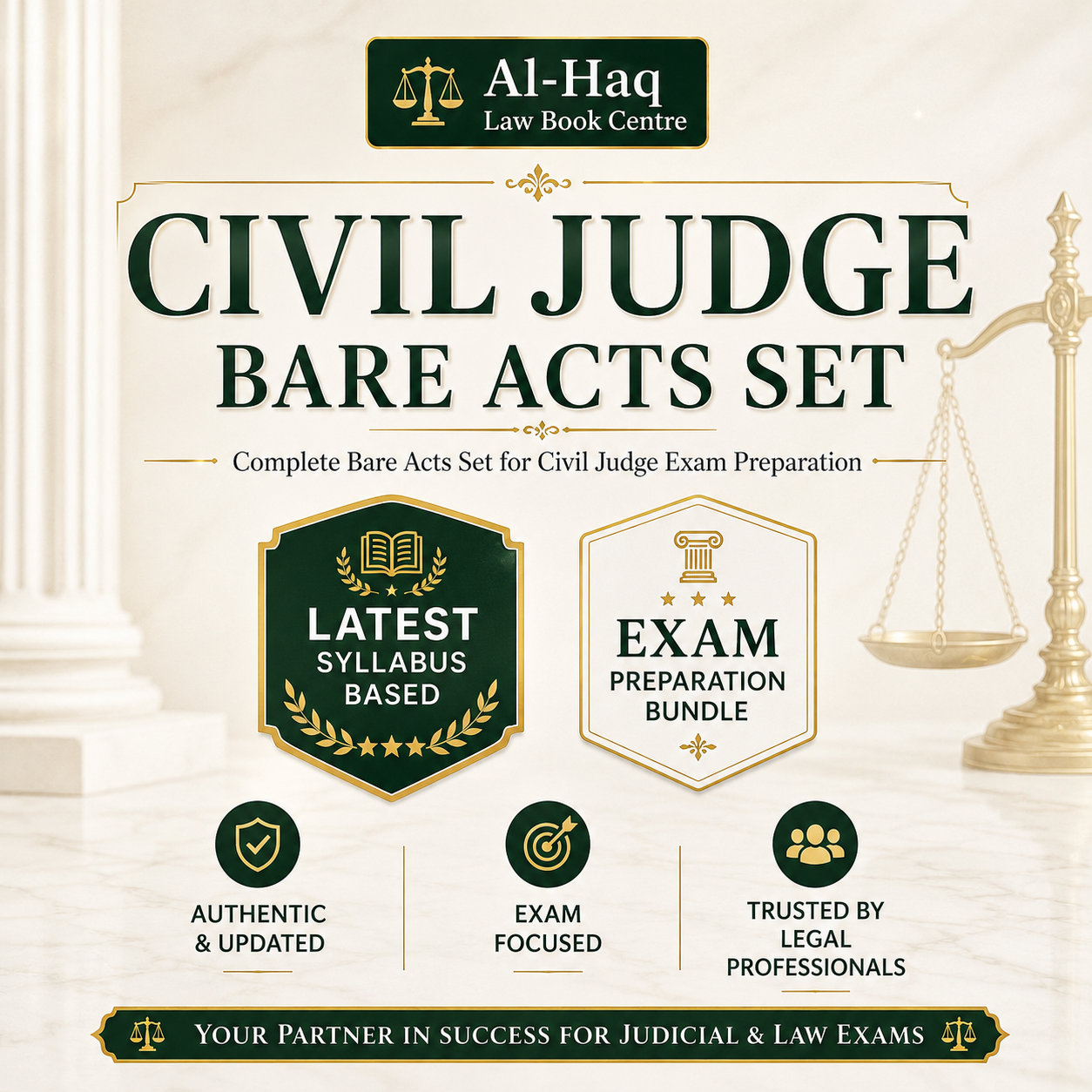 Civil Judge-cum-Magistrate Bare Acts Set