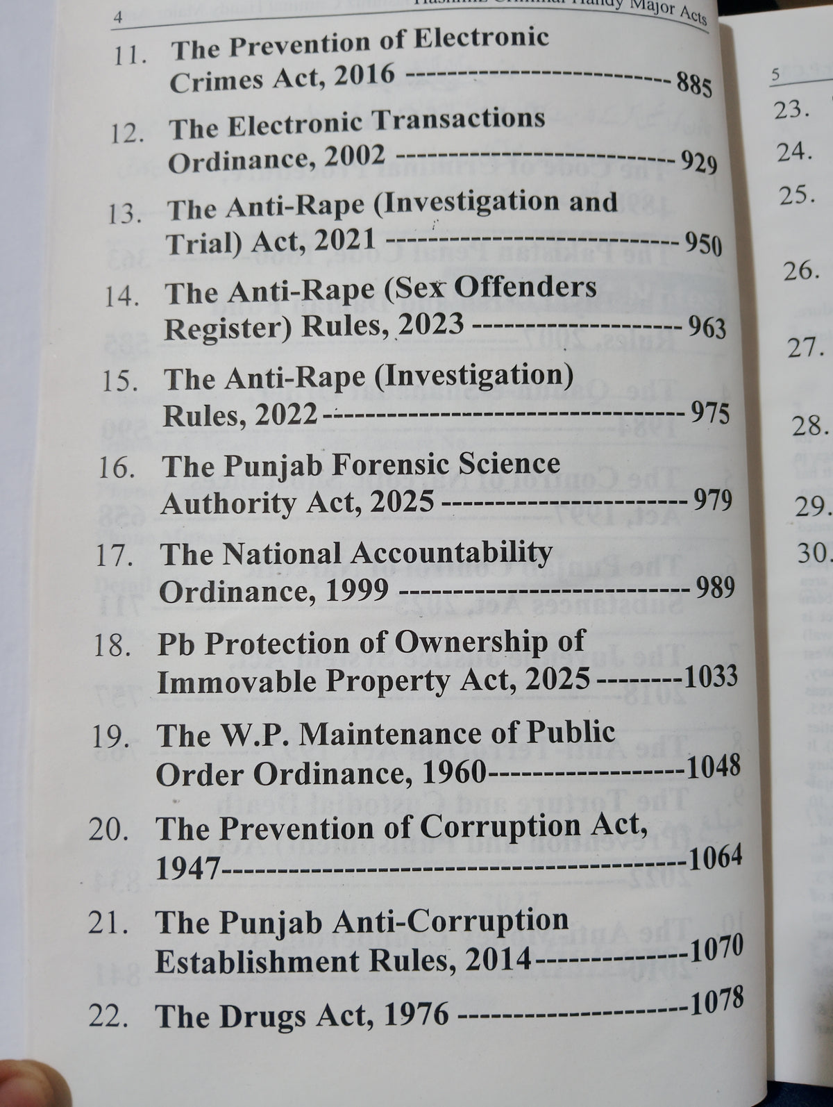 Criminal Handy Major Acts Edition 2026