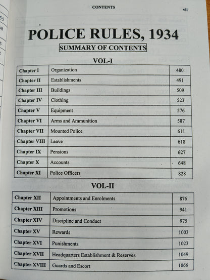 Police Laws with Police Rules 1934 in Pakistan