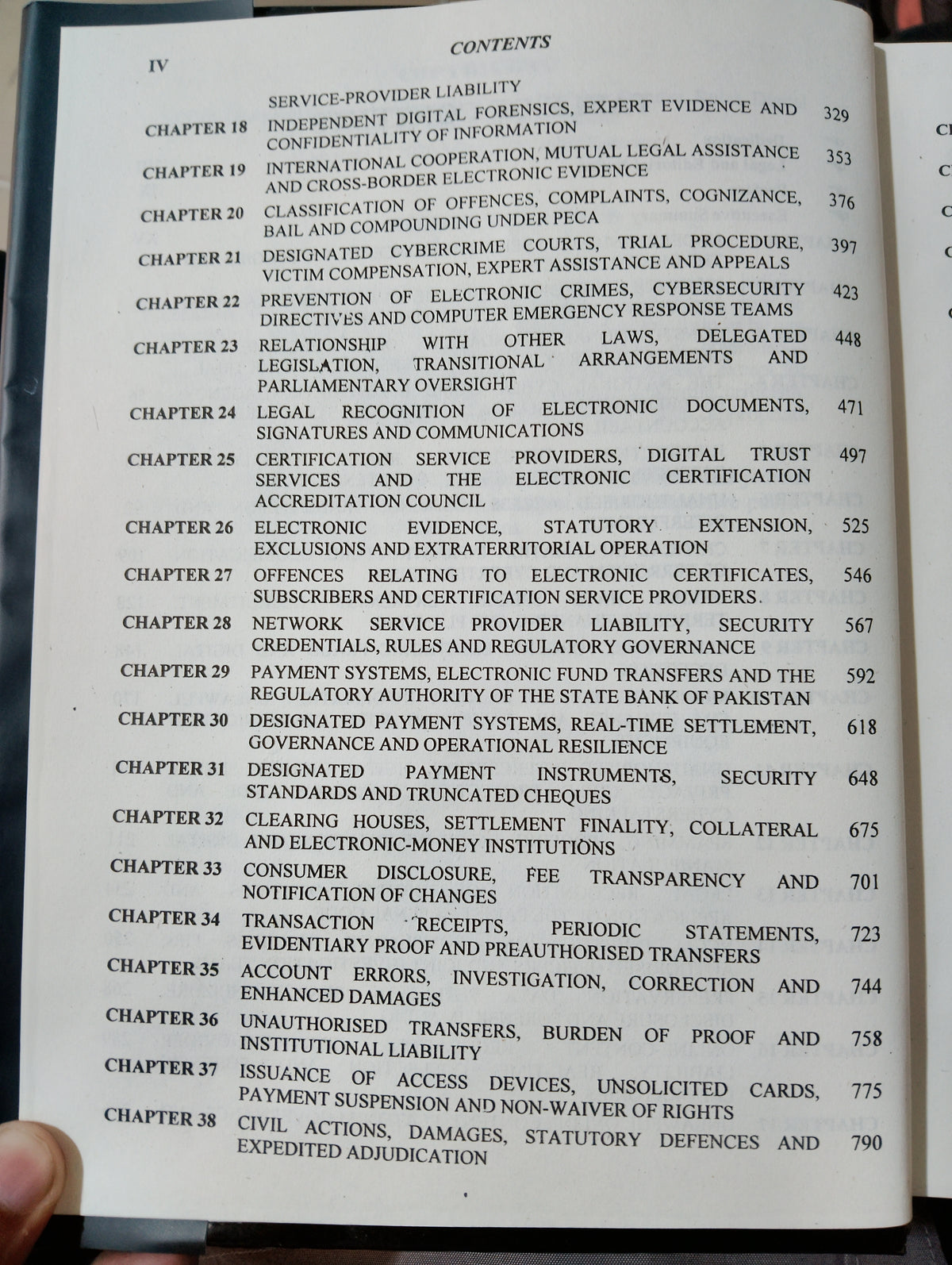 NCCIA Laws contents covering cybercrime investigation and PECA