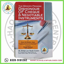 Dishonour of Cheque Negotiable instrument
