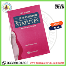 Interpretation of statutes by N.S. Bindra