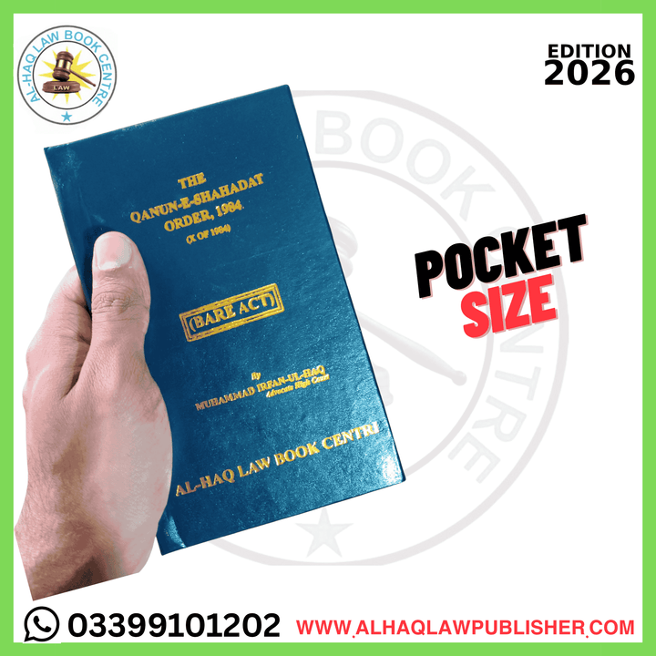 QSO Qanun-e-Shahadat Order Pockect Size (Bare)