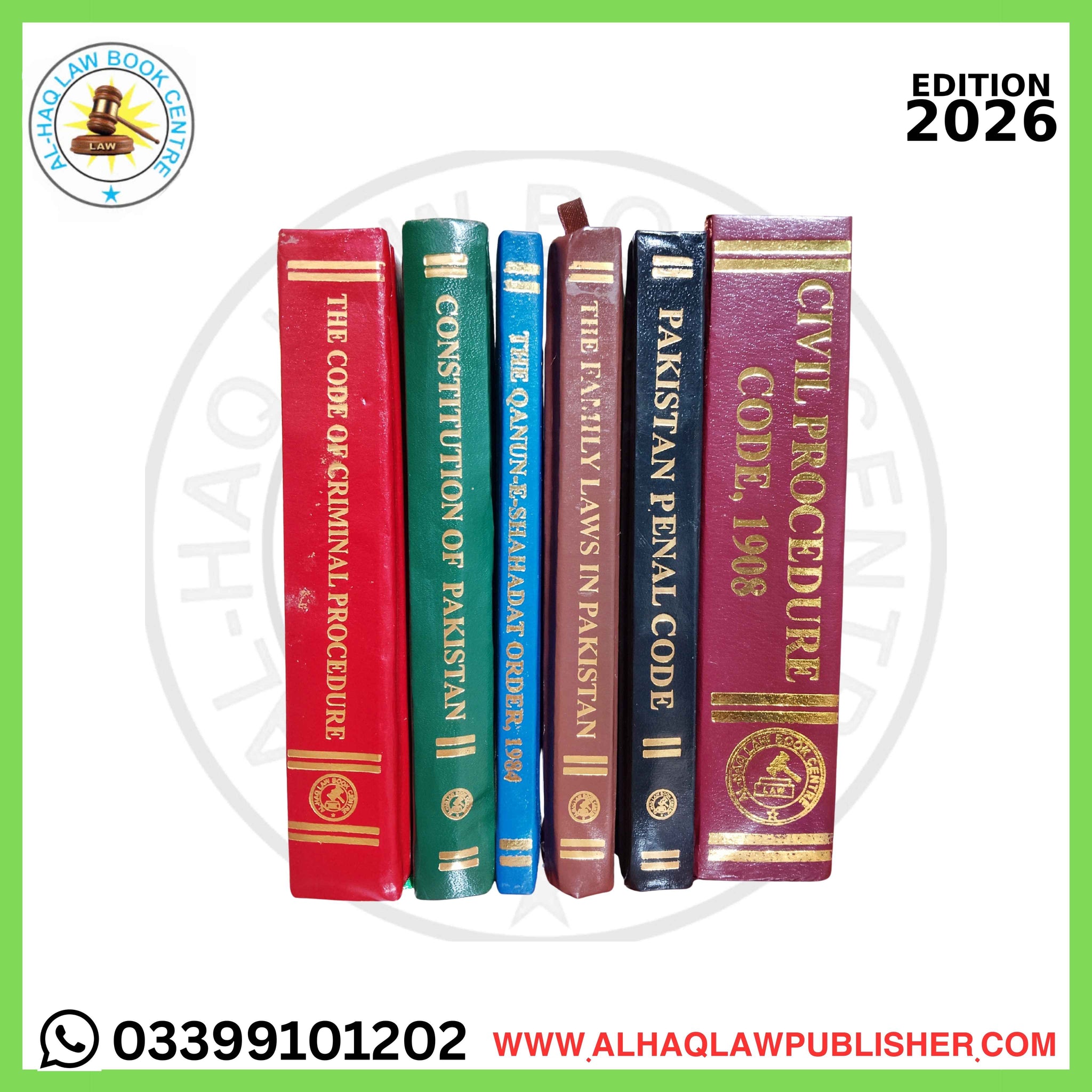 6 Pocket size bare Act set Edition 2026