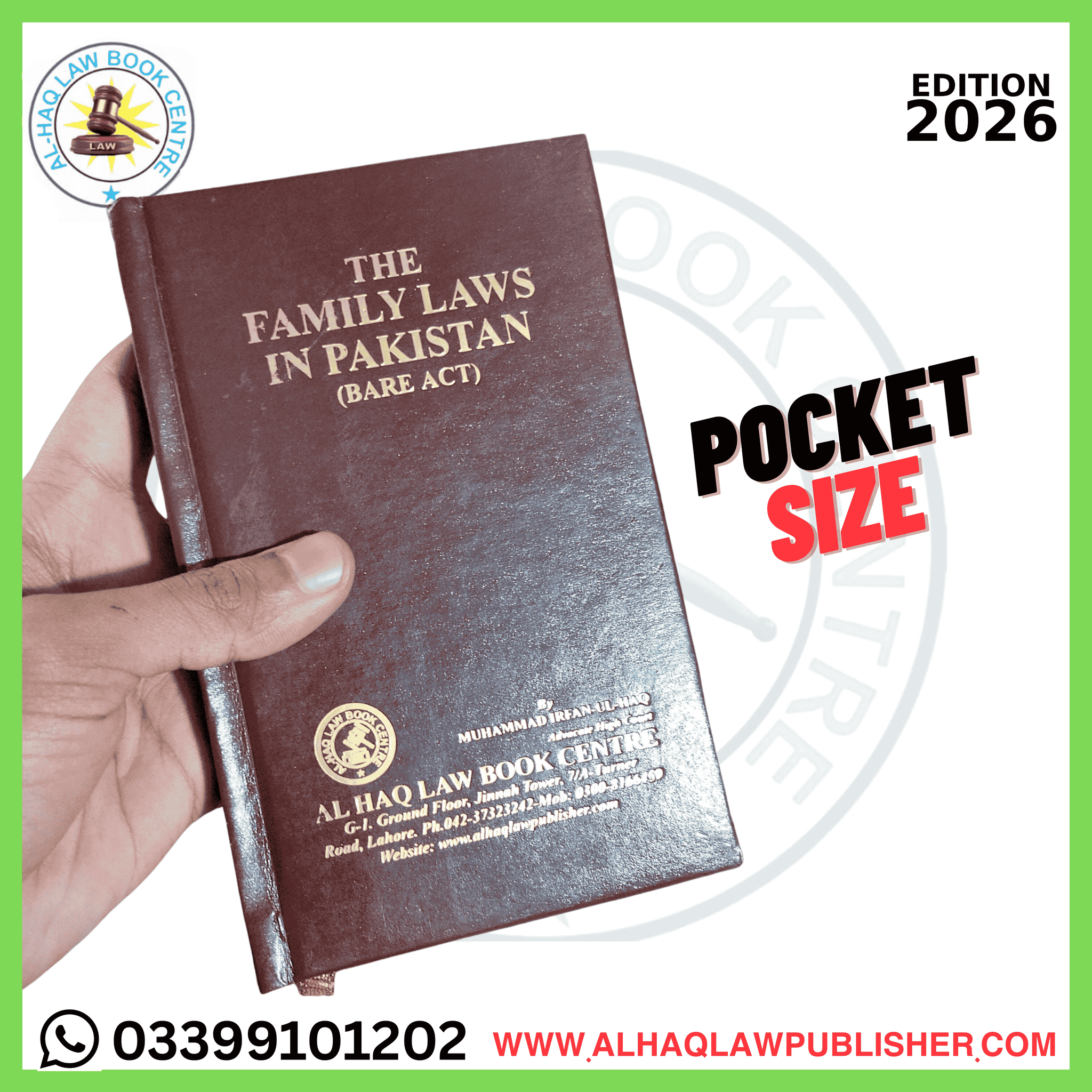 Family laws (pocket size bare Act) Edition 206