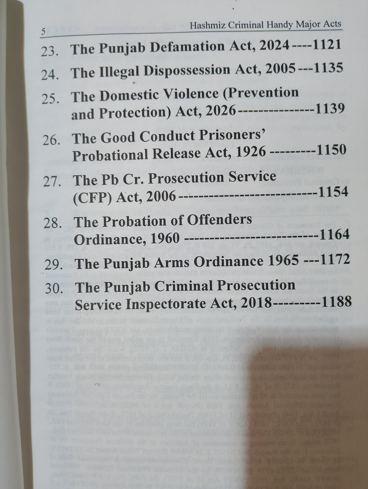 Criminal Handy Major Acts Edition 2026